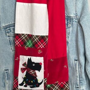 Scottie theme women’s scarf holiday
